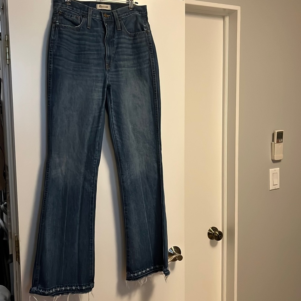 Madewell 27 tall ridge flare jeans